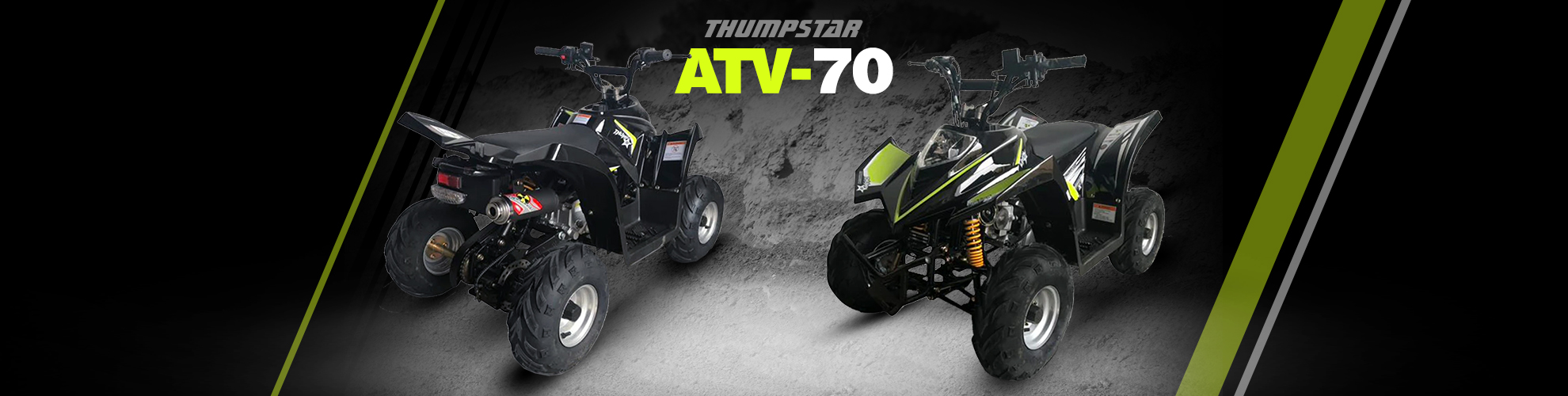 Thumpstar - ATV 70cc Quad Bike Banner for Desktop