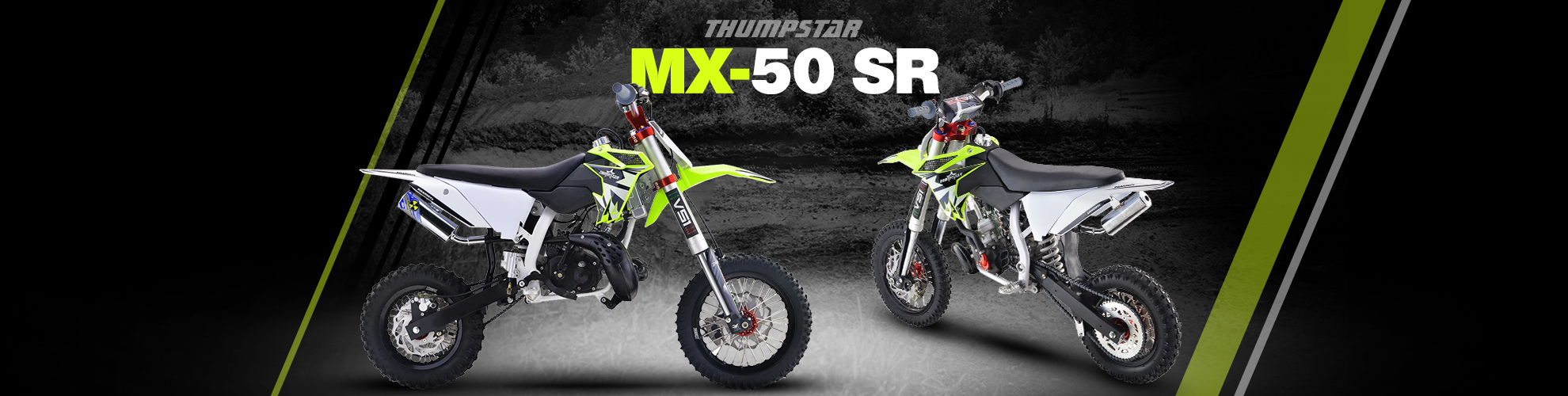 Thumpstar - MX 50cc SR Dirt Bike Banner for Desktop
