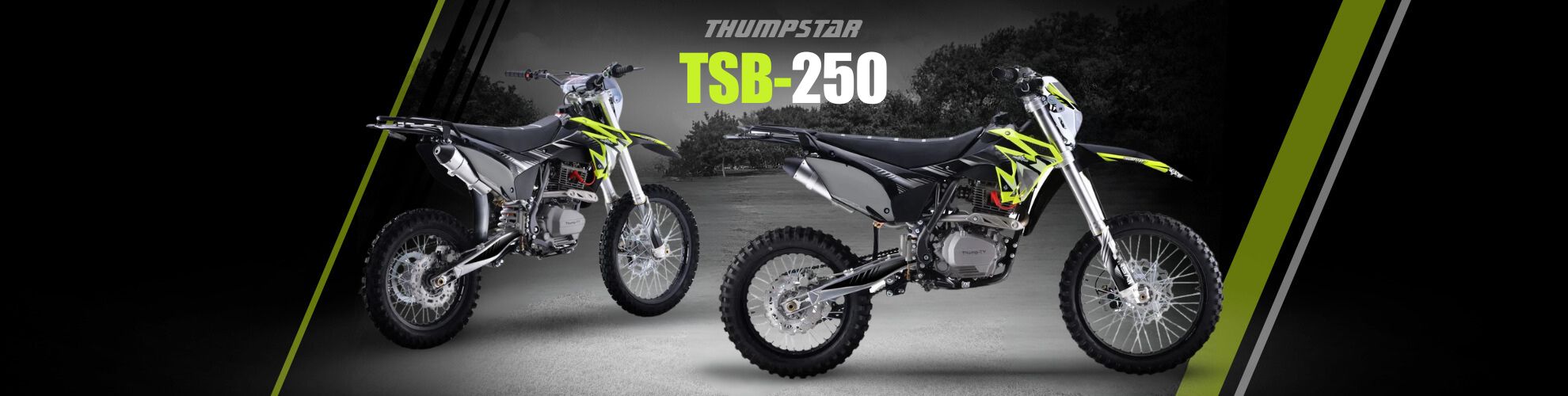 Thumpstar - TSB 250cc Dirt Bike Banner for Desktop
