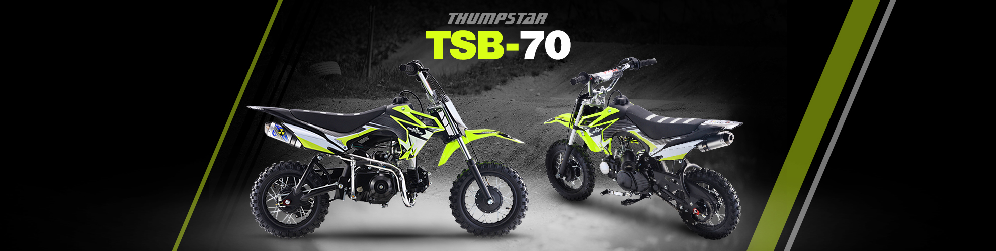 Thumpstar - TSB 70cc Dirt Bike Banner for Desktop