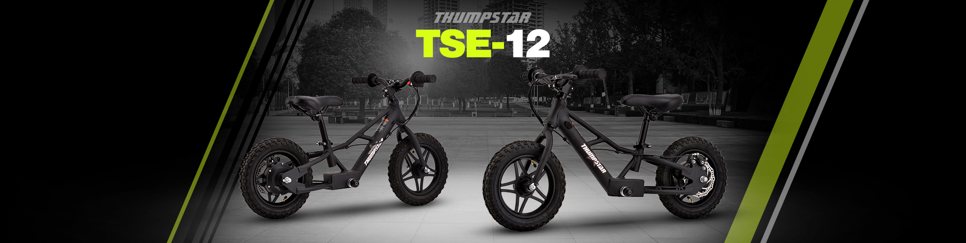 Thumpstar - TSE 12 | Electric Balance Bike Banner for Desktop