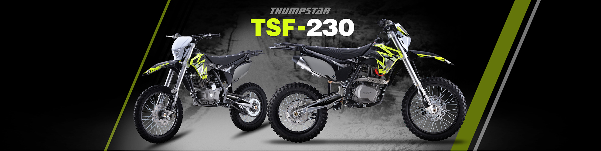 Thumpstar - TSF 230cc X3 MW Dirt Bike Banner for Desktop