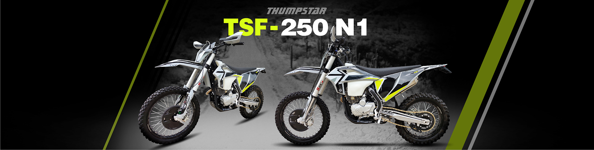 Thumpstar - TSF 250E N1 Dirt Bike Banner for Desktop
