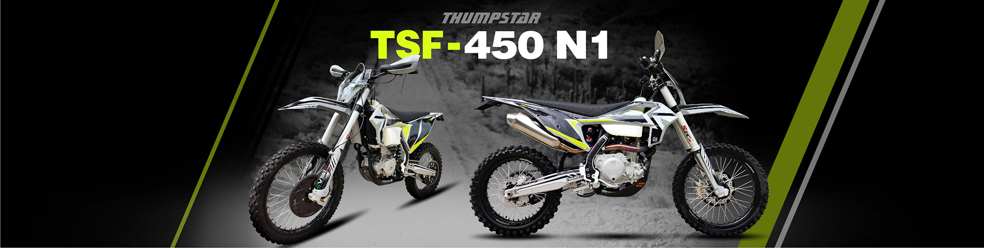 Thumpstar - TSF 450cc I N1 Dirt Bike Banner for Desktop