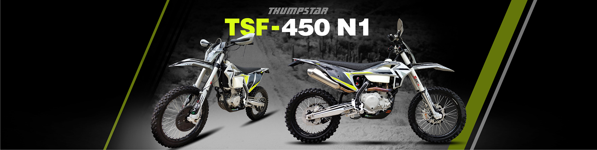 Thumpstar - TSF 450cc Dirt Bike Banner for Desktop