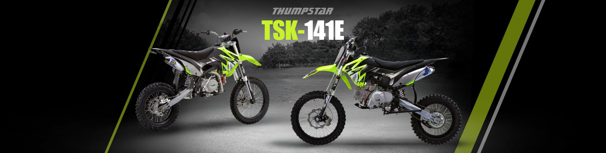 Thumpstar - TSK 141E Dirt Bike Banner for Desktop