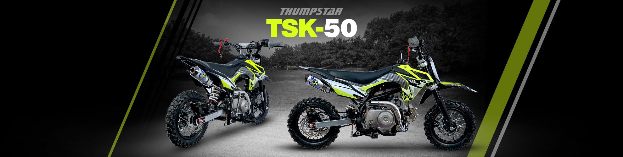 Thumpstar - TSK 50cc Dirt Bike Banner for Desktop