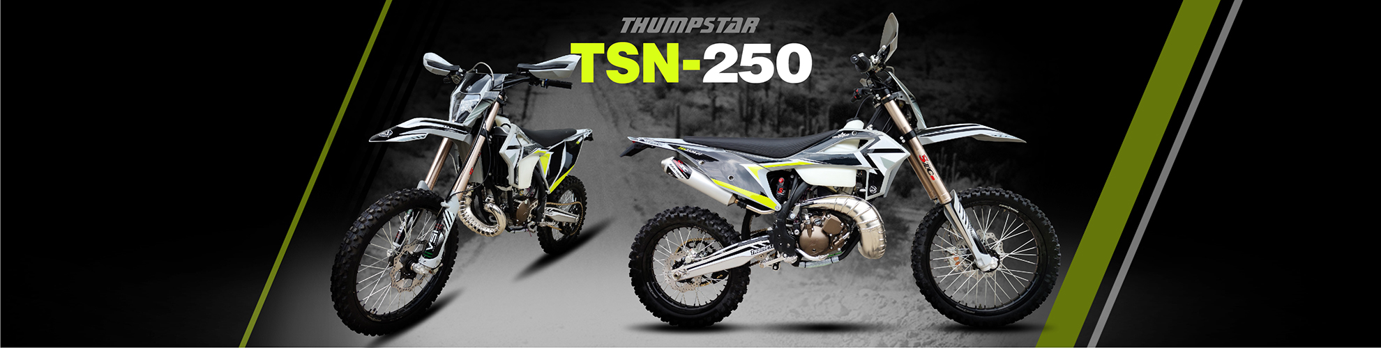 Thumpstar - TSN 250cc Dirt Bike Banner for Desktop