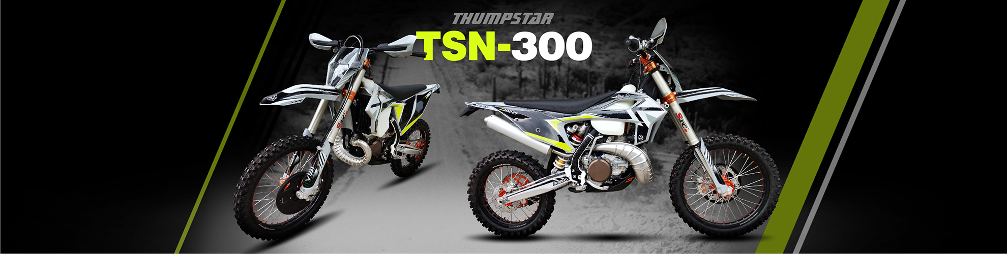 Thumpstar - TS 300cc PDS 2T Dirt Bike Banner for Desktop