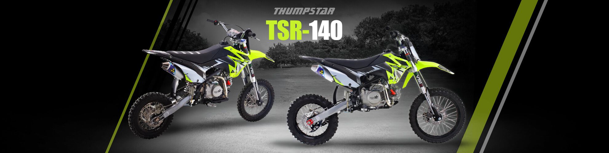 Thumpstar - TSR 140cc Dirt Bike Banner for Desktop