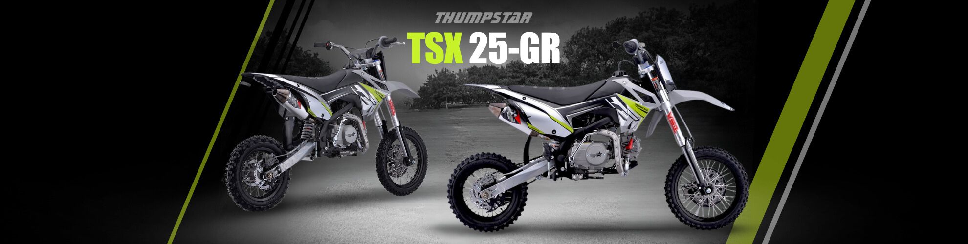 Thumpstar - TSX 125cc GR Dirt Bike Banner for Desktop