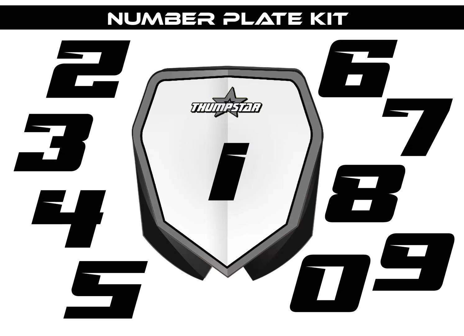 Thumpstar TSE12 Number Plate